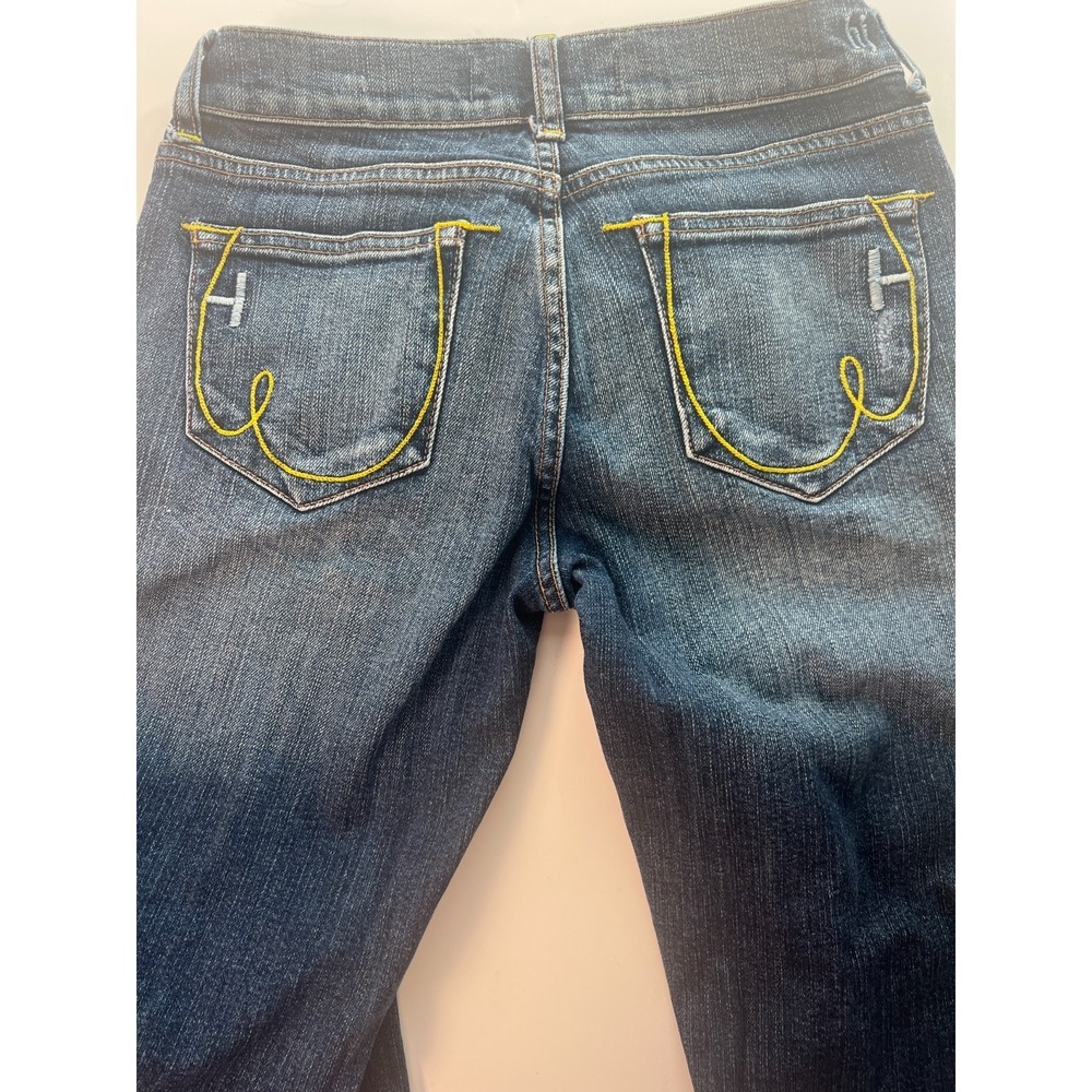 HJ Harlow Womens jeans Bootcut Size 27 Blue Denim W27 L34 - Picture 14 of 16